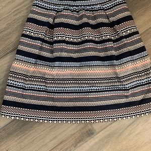 J Crew satin cotton canvas skirt